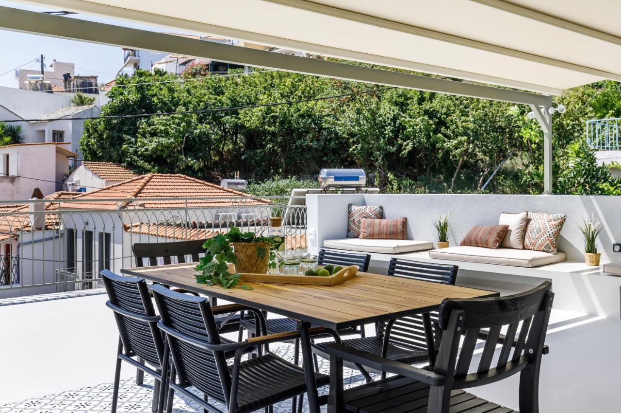 Breezy Rooftop House Skopelos Town Ngoại thất bức ảnh