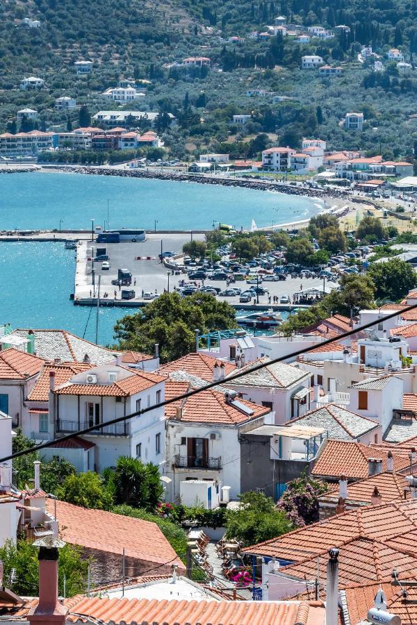 Breezy Rooftop House Skopelos Town Ngoại thất bức ảnh